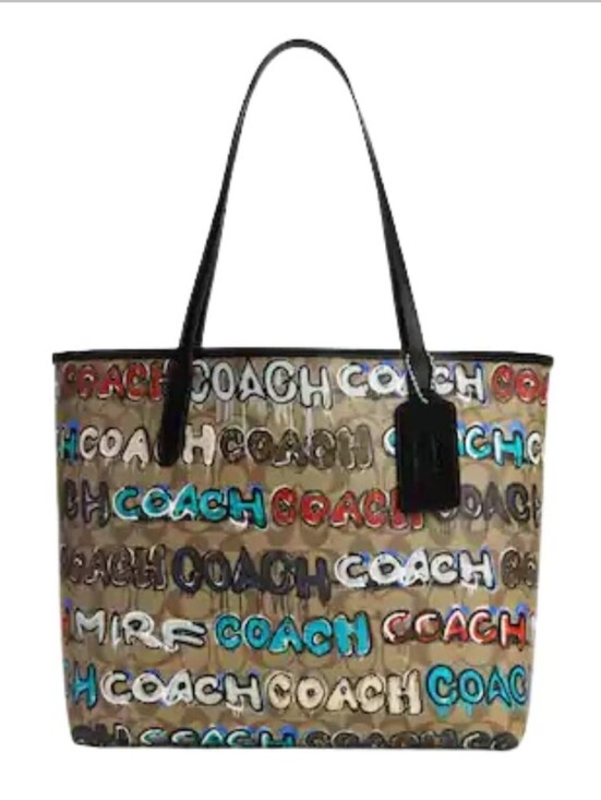 Coach Handbags - Coach x Mint + Serf City Tote Bag & Wallet